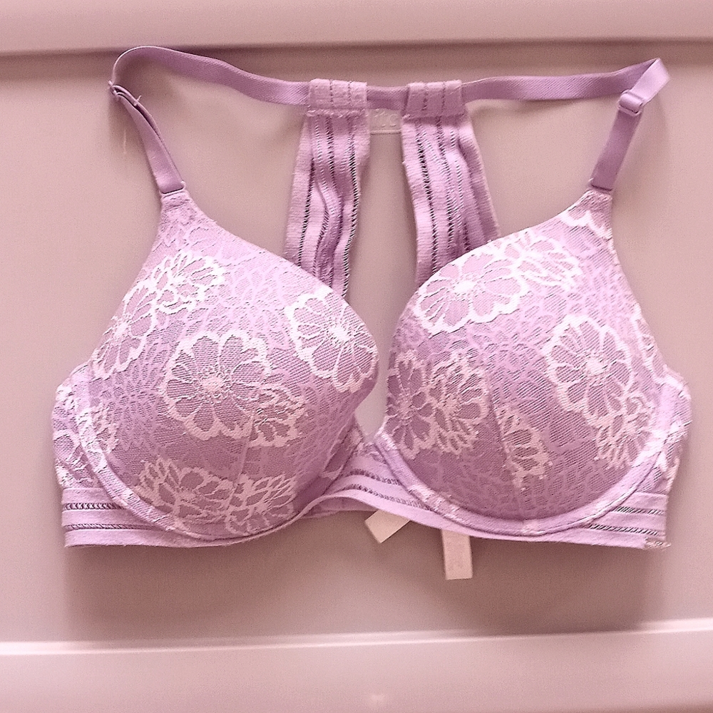 Floral Lace Racerback Bra